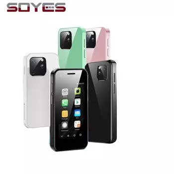 SOYES XS13 Мини Android-смартфон 2,5-дюймовый HD-дисплей Две SIM-карты Android 6,0 Оперативная память 1 ГБ ПЗУ 8 ГБ 1580 мАч 3G-мобильный телефон