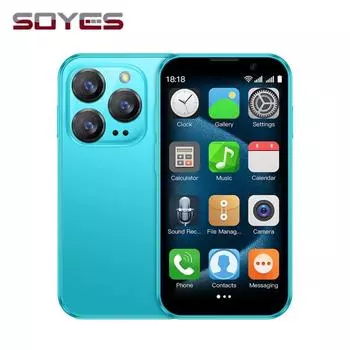 SOYES XS18 Mini Card Smarphone 3.0-дюймовый HD-экран 2 ГБ ОЗУ 16 ГБ ПЗУ 5-мегапиксельная камера Две SIM-карты Full Netcom Face ID WCDMA 3G мобильный телефон чёрный