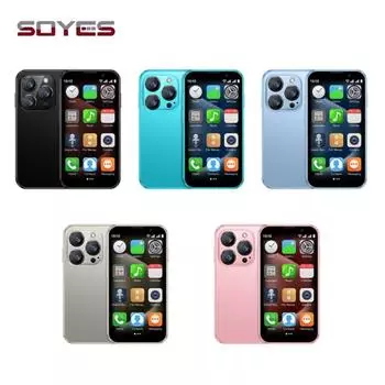 SOYES XS18 PRO 3,0-дюймовый Android-смартфон WCDMA 3G MTK6580 2 ГБ ОЗУ 16 ГБ ПЗУ Четырехъядерный процессор Две SIM-карты 5 Мп Камера Type-C Bluetooth Mp3 WIFI Face ID Телефон чёрный