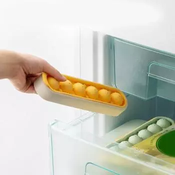 Создатель ледяных шаров, модная легко чистящаяся термостойкая форма для кубиков льда, коктейли, неувядаемый производитель ледяных шаров, форма для ледяной сферы для сока жёлтый