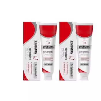 Sp 6 Ultra Whitening Зубная паста Sp 6 Ultra Whitening Зубная паста Sp 6 Probiotic Brightening Зубная паста Deep Cleaning Care белый