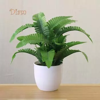 SP искусственная листва растение в горшке бонсай вечеринка торговый центр рынок настольный офисный декор one size