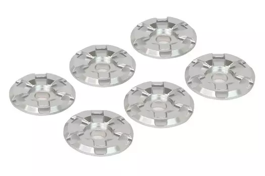 SP Takegawa Алюминиевые фрезерованные боковые втулки Серебристые 6 штук GROM MSX GROM (ТАКЕГАВА) (JC92) / 09-11-0259 серебряный