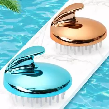 SPA Бытовая расческа для мытья волос Ручная расческа для мытья волос Мягкая воздушная расческа для женщин серебряный