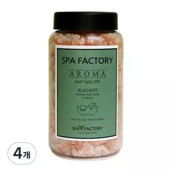 Spa Factory Elegant Гималайская розовая ароматическая соль для ванн Соль для ванн Cherry Blossom, 600г, 4 шт.