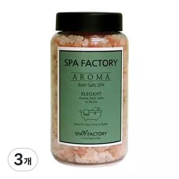 Spa Factory Elegant Himalayan Pink Aroma Соль для ванн Соль для ванн Мята, 600г, 3 шт.