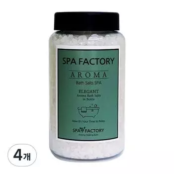 Spa Factory Elegant Himalayan White Aroma Соль для ванн Соль для ванн Floral Bloom, 600г, 4 шт.