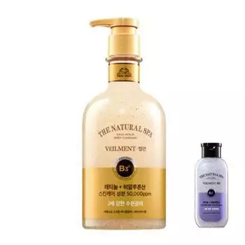 Spa Moisture Glow Mildly Acidic Scrub Body Wash Woody Scent 600g + ) Jasmine 200ml Bellman