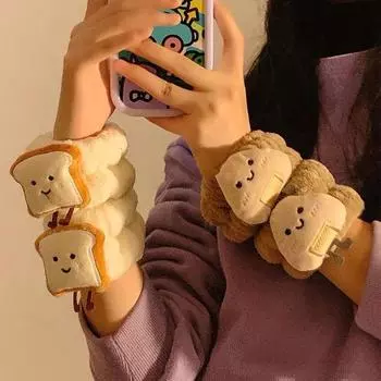 Спа-повязка на голову, повязка на запястье для умывания лица, флисовая повязка для ухода за кожей, повязка на запястье для женщин и девочек, макияж A1