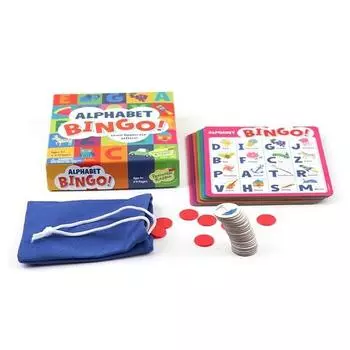 Space 27 Alphabet Bingo Настольная игра Изучение английской лексики для 2-6 человек в возрасте от 4 лет и старше, один предмет, популярная корейская игра