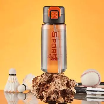 Space cup modern simple universal high temperature resistant student water cup high value ins style plastic cup male 600ml