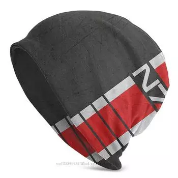 Space Force Mark Naird, зимние теплые шапки-бини, вязаная шапка Mass Effect N7, капот, шапочки Skullies, шапки унисекс, женские наушники One Size