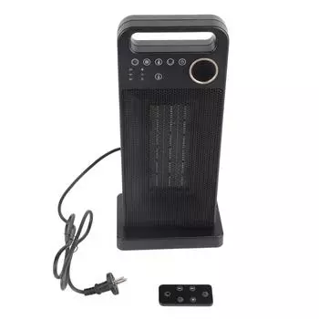 Space Heater 2000W PTC Heating 3 Speeds Remote Control Tower Electric Heater for Indoor