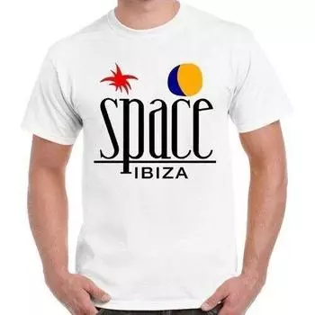 Футболки унисекс Space Ibiza Clubbing House Pacha White Island Vintage 2228 S