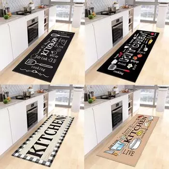 Спальня, балкон, крыльцо, ванная комната, длинный полосатый коврик, нескользящий ковер для гостиной, домашний кухонный ковер, коврик для двери крыльца 50x80cm