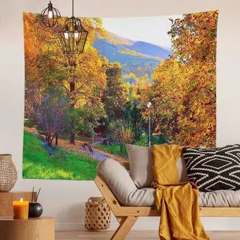 Спальня Гостиная Диван Гобелен Настенный Фон Ткань Пейзаж Гобелен Живой Висячий Домашний Декор Гобелен 100x75cm