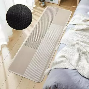 Спальня Ковер Домашний Прикроватный Покрывало Длинная Плюшевая Полоска Кровать Передний Коврик Гостиная Кухня Коврик Диван Журнальный Столик Нескользящий 40x60cm