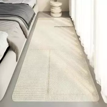 Спальня Lines Are Simple High End Carpe Fluffy Soft Geometric Quiet Wind Carpets 2024 New Bedside Nonslip Waterproof Highend Rug 40*120cm