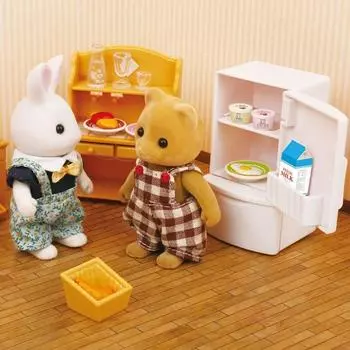 Спальня Миниатюрный Игровой Домик Игрушка Моделирование Комната Лес Семья Кухня Игрушка Игрушки для Девочек F