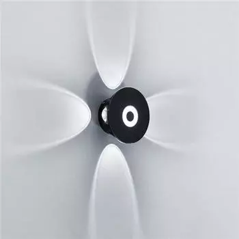 Спальня прикроватная лампа настенный светильник гостиная светодиодный современный минималистский креативный водонепроницаемый проход настенный светильник 4W white light