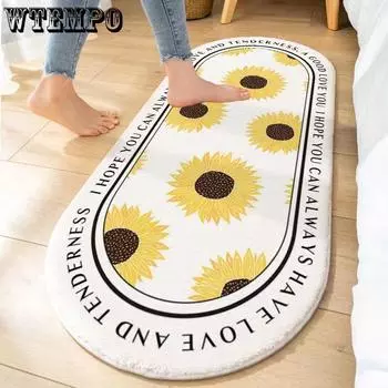 Спальня Прикроватный коврик Гостиная Журнальный столик Коврик Утолщенный коврик перед кроватью Длинный ковер для комнаты 50cm * 160cm