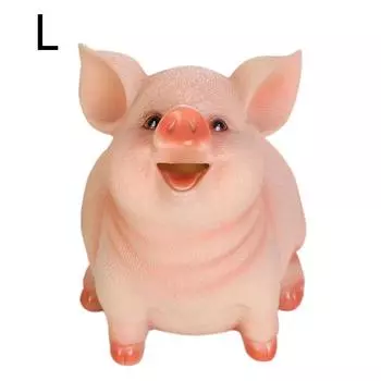 Спальня смола копилка детская копилка милая свинья копилка домашнее украшение ремесло для подарка