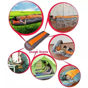 Спальные мешки Desert Fox для кемпинга, легкие, сезонные, теплые, хлопковые, спальный мешок для походов и путешествий на свежем воздухе