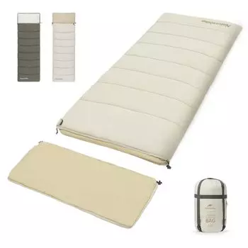 Спальный конверт Naturehike для 1 или 2 человек, нижняя часть которого может быть полностью нагрета для сна в горах в случае стихийного бедствия, гостевой футон, температурный пакет для хранения белый