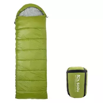 Спальный конверт Simple All Seasons [sopii] Сумка, Тип, Кемпинг, Наружный, Водонепроницаемый, (Широкий хаки)