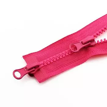 Спальный мешок, аксессуары на молнии, пуховик, двусторонняя двойная открытая двойная молния, полимерная молния, длинная одежда 80cm красный