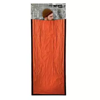 Спальный мешок для экстренных случаев, спасательный мешок, спасательный мешок для экстренных случаев, портативное одеяло, теплое снаряжение для кемпинга на открытом воздухе, сверхлегкое снаряжение