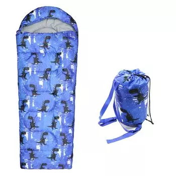 Спальный мешок для детей, легкий и компактный, водонепроницаемый, всесезонный, полностью стираемый, для кемпинга на открытом воздухе, сна в машине, катастроф