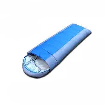 Спальный мешок для кемпинга, 1000 г, конверт для сращивания, полый хлопок, товары для кемпинга на открытом воздухе, спальный мешок для взрослых синий