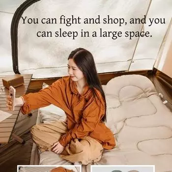 Спальный мешок для кемпинга, сверхлегкий водонепроницаемый 4-сезонный теплый конверт, спальные мешки для путешествий на открытом воздухе, пешего туризма красный