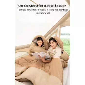 Спальный мешок для кемпинга, сверхлегкий водонепроницаемый 4-сезонный теплый конверт, спальные мешки для путешествий на открытом воздухе, пешего туризма