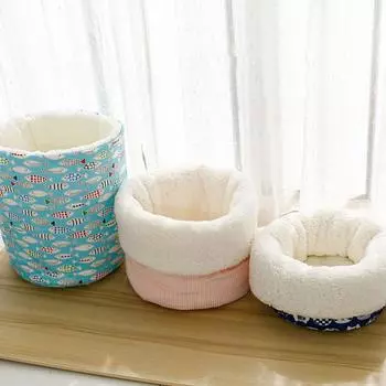 Спальный мешок для кошек из мультфильма, утолщенный домик для котят, милая корзина для кошачьей кровати для щенка Style J