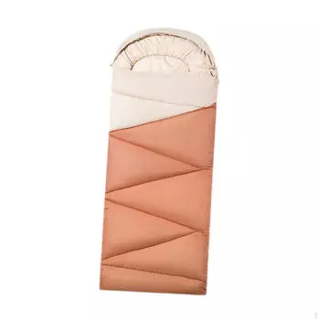 Спальный мешок для взрослых с капюшоном, подходит для активного отдыха и путешествий 1.3kg