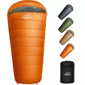 Спальный мешок, Кокон, LEEPWEI Кемпинг, На открытом воздухе, Легкий, Сохранение тепла, Устойчив к холоду, Водонепроницаемый, Конвертного типа, Компактный, Для гор