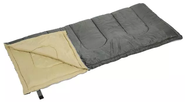 Спальный мешок конвертного типа Captain Stag Blacka 1000 M-3474 серый