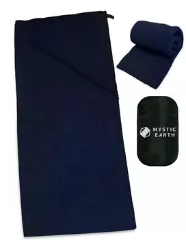 Спальный мешок MYSTIC EARTH, конвертного типа, внутренний шуба, флис, большой, теплоизоляция, средства для предотвращения стихийных бедствий, одеяло, землетрясение