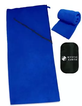 Спальный мешок MYSTIC EARTH, конвертного типа, внутренний шуба, флис, большой, теплоизоляция, средства для предотвращения стихийных бедствий, одеяло, землетрясение