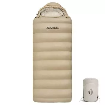 Спальный мешок Naturehike для зимы с пуховым наполнителем, 4 направления, ветрозащита, боковое расширение, устойчивость к холоду, сохранение тепла, водоотталкивающий 650FP