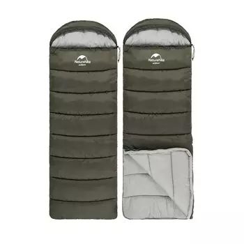 Спальный мешок Naturehike для зимы, удобный, с полым хлопковым наполнителем, соединяемый, сверхлегкий, полностью расширяемый, многофункциональный, типа конверта, устойчивый к холоду