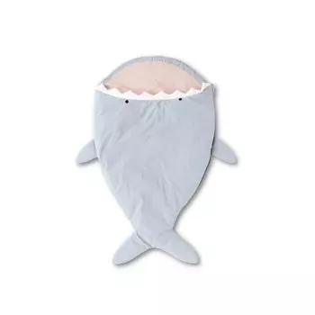 Спальный мешок RIO Shark Товары для малышей Спальный мешок для новорожденных Подарок для малышей Пеленка с рисунком животных Защита от холода Пушистый теплый милый (Саксофон)