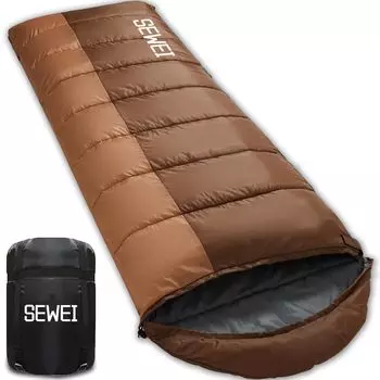 Спальный мешок SEWEI конвертного типа, устойчивый к холоду, для всех сезонов, компактный, легкий, удобный для хранения, легкий наполнитель для сна в горах