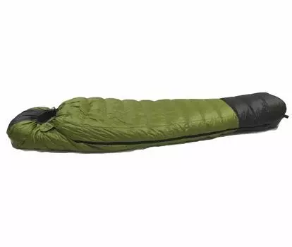 Спальный мешок Shruff Takemo 9 с чехлом для хранения рабочая температура [Минимум -25 градусов] зелёный