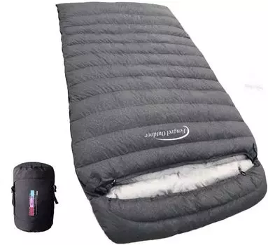 Спальный мешок типа «мумия» Fengzel Outdoor для двух человек, плотность пуха 93%, высококачественные перья 1000–4000 г, открывается слева и справа, полностью открывается,