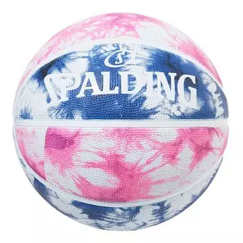 SPALDING Basketball Tie Dye Authentic 6 Ball Basketball Basket No.