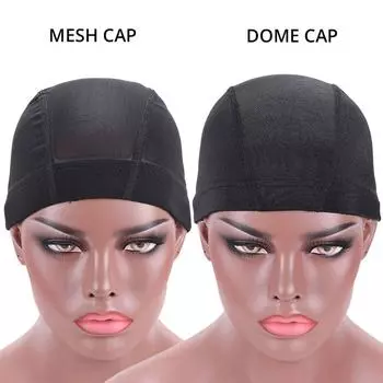 Spandex Breathable Stretchy Caps Elastic Dome cap Wig Accessories Hair Net Wigs Cap Weave Cap 2