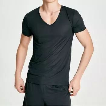 Spao Air Mesh V-образный вырез с коротким рукавом Spmrb25u10 T BLACK/95